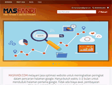 Tablet Screenshot of masfandi.com
